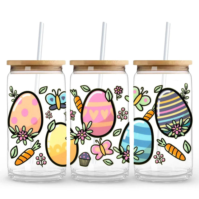 Butterflies & Easter Eggs 9.7 x 4.3 UV Wrap (Cup NOT Included) Physical DIY Craft Warehouse 