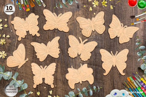 Butterflies Laser Cut Bundle SVG SvgOcean 