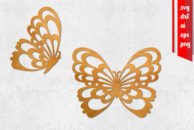 Butterflies Lasercut Decor Svg SVG zafrans studio 