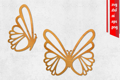 Butterflies Lasercut Decor Svg SVG zafrans studio 