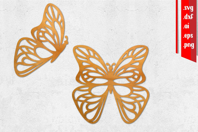 Butterflies Lasercut Decor Svg SVG zafrans studio 