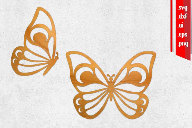 Butterflies Lasercut Decor Svg SVG zafrans studio 