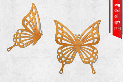 Butterflies Lasercut Decor Svg SVG zafrans studio 