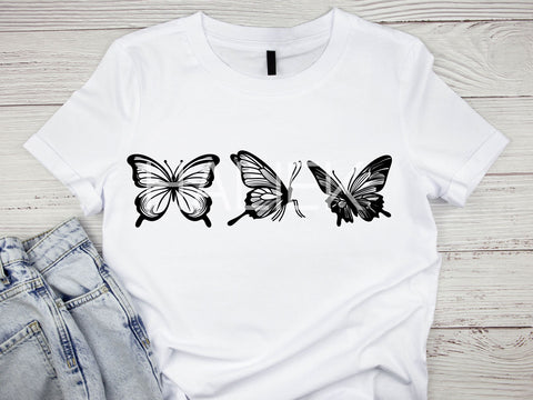 Butterflies SVG Design Set SVG HalieKStudio 