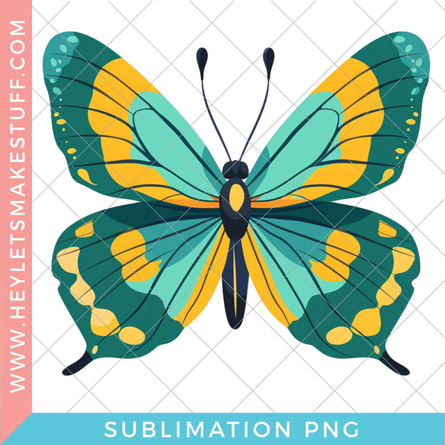 Butterfly 1 - Sublimation Sublimation Hey Let's Make Stuff 