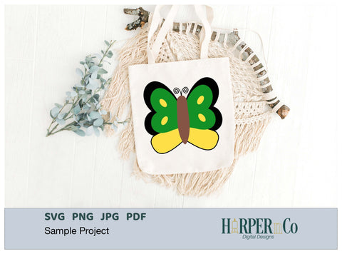 Butterfly 10 SVG PNG Cut EPS File SVG HarperNCo 