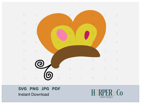 Butterfly 11 SVG PNG Cut EPS File SVG HarperNCo 