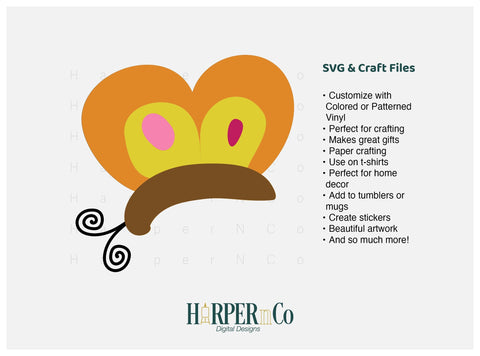 Butterfly 13 SVG PNG Cut EPS File SVG HarperNCo 