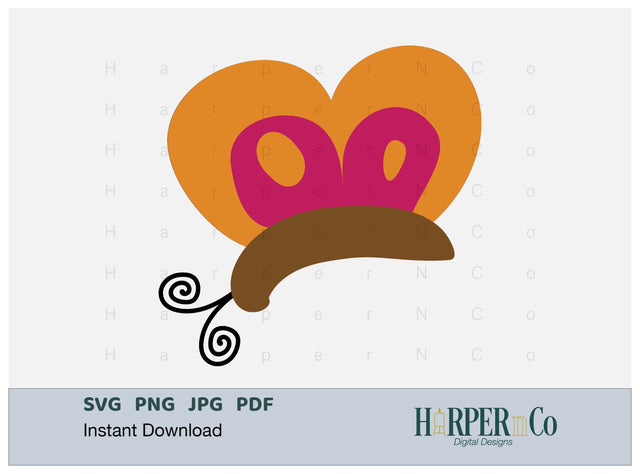 Butterfly 14 SVG PNG Cut EPS File SVG HarperNCo 