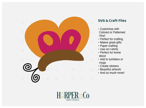 Butterfly 14 SVG PNG Cut EPS File SVG HarperNCo 