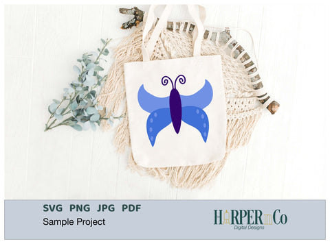 Butterfly 15 SVG PNG Cut EPS File SVG HarperNCo 