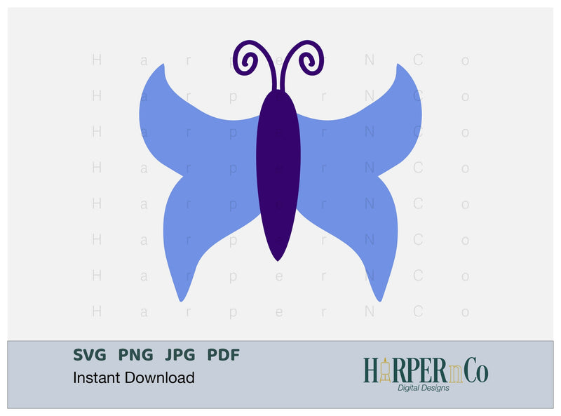 Butterfly 16 SVG PNG Cut EPS File SVG HarperNCo 