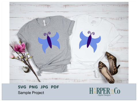 Butterfly 16 SVG PNG Cut EPS File SVG HarperNCo 