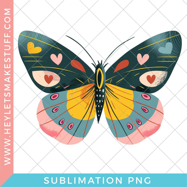 Butterfly 2 - Sublimation Sublimation Hey Let's Make Stuff 