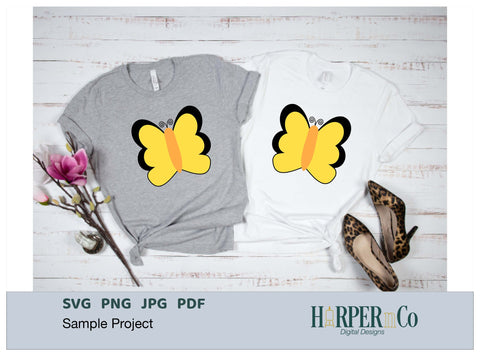 Butterfly 2 SVG PNG Cut EPS File SVG HarperNCo 