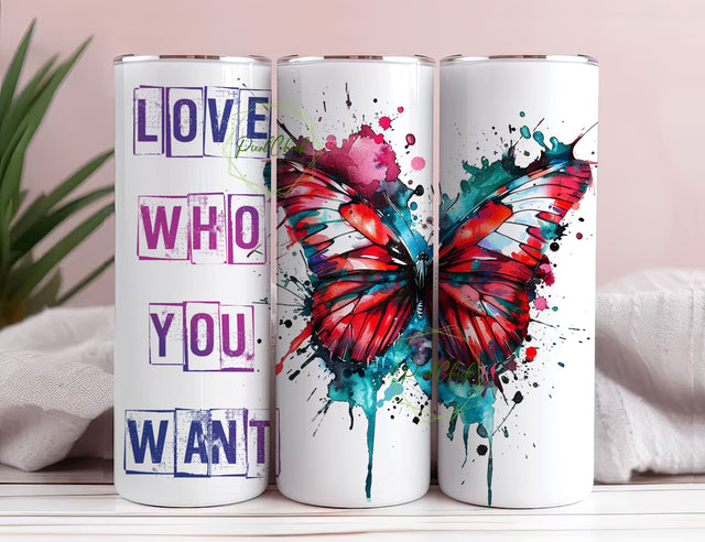 Butterfly - 20 oz Sublimation Tumbler Design PNG Digital Download Sublimation PixelChick 