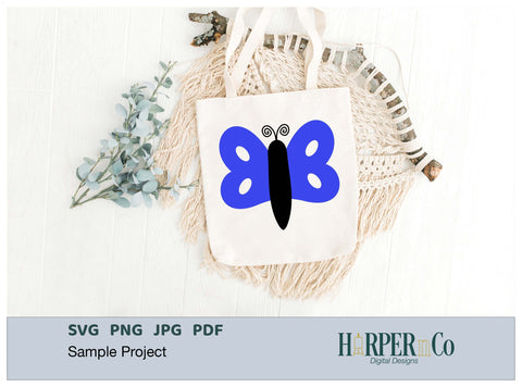 Butterfly 3 SVG PNG Cut EPS File SVG HarperNCo 