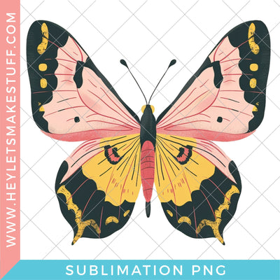 Butterfly 4 - Sublimation Sublimation Hey Let's Make Stuff 