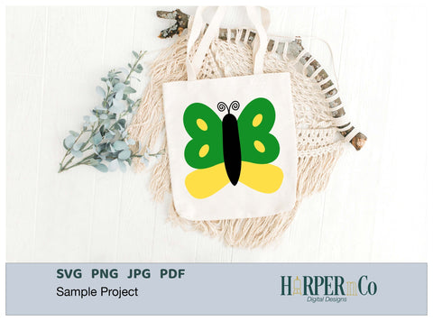 Butterfly 5 SVG PNG Cut EPS File SVG HarperNCo 