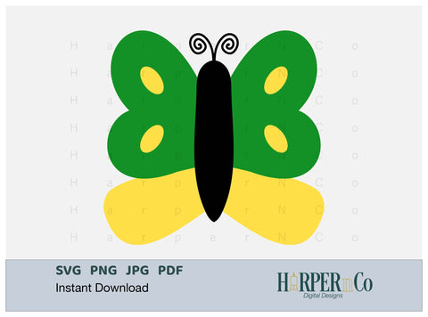 Butterfly 5 SVG PNG Cut EPS File SVG HarperNCo 