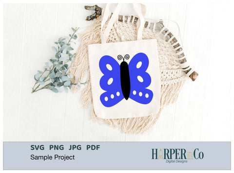 Butterfly 7 SVG PNG Cut EPS File SVG HarperNCo 