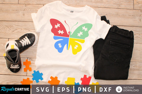 Butterfly autism svg design SVG Regulrcrative 