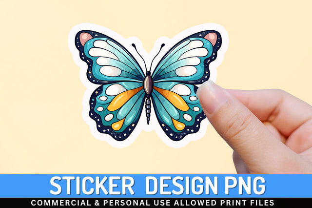 Butterfly clipart Sticker Design Sublimation Regulrcrative 