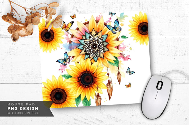 Butterfly Cluster Mousepad Sublimation Regulrcrative 