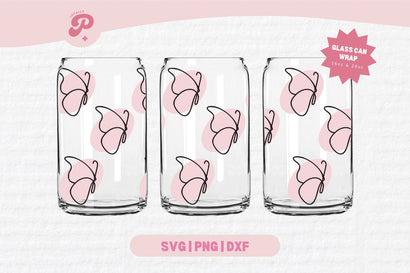 Butterfly Cup Wrap SVG SVG Totally Posie 