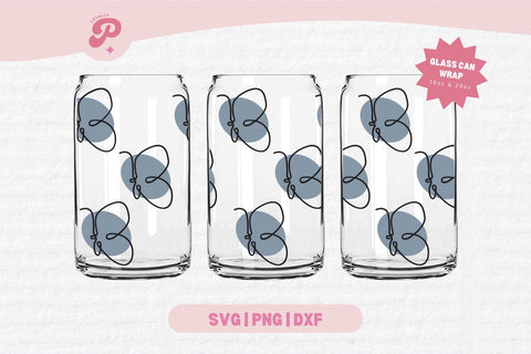 Butterfly Cup Wrap SVG SVG Totally Posie 