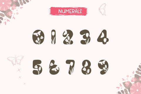 Butterfly - Cute Decorative Font Font AnningArts Design 