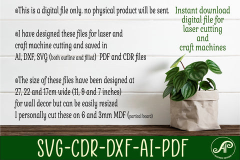 Butterfly designs wall art signs, SVG file. vector SVG APInspireddesigns 