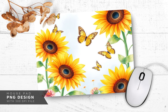 Butterfly Dreamscape Mousepad Sublimation Regulrcrative 