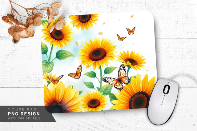 Butterfly Dreamscape Mousepad Sublimation Regulrcrative 