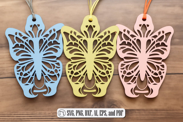 Butterfly Easter Basket Tags SVG cut file SVG MD JOYNAL ABDIN 