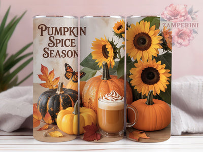 Butterfly Floral Pumpkin Fall Tumbler Wrap, Fall Tumbler Wrap, Floral Butterfly Png, Autumn Tumbler Design, 20oz Skinny Tumbler Png, Boho Fall Sublimation, Girly Fall Tumbler Sublimation Li Zamperini 