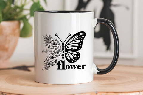 Butterfly flower SVG Angelina750 
