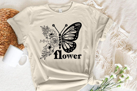Butterfly flower SVG Angelina750 