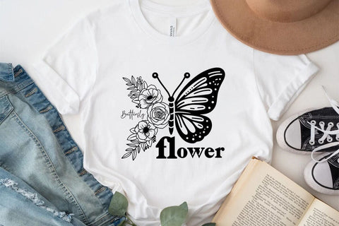Butterfly flower SVG Angelina750 