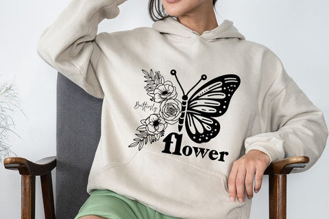 Butterfly flower SVG Angelina750 