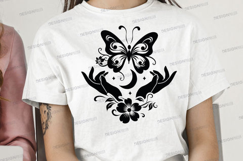 Butterfly flower SVG Design SVG Regulrcrative 