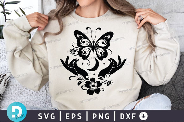 Butterfly flower SVG Design SVG Regulrcrative 