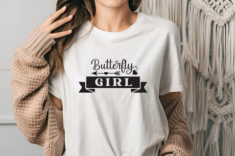 Butterfly girl SVG Angelina750 