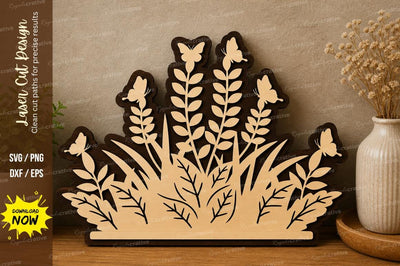 Butterfly Grass Decor laser cut svg File SVG Regulrcrative 