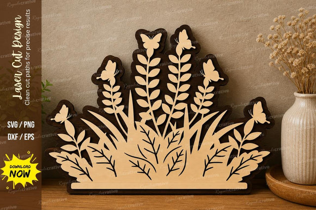 Butterfly Grass Decor laser cut svg File SVG Regulrcrative 