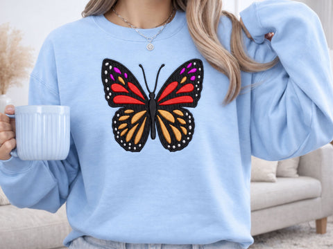 Butterfly Monarch Butterfly Embroidery, 4 Size, Patterns for Machine embroidery design, Butterfly Pattern Embroidery/Applique DESIGNS DesignDestine 