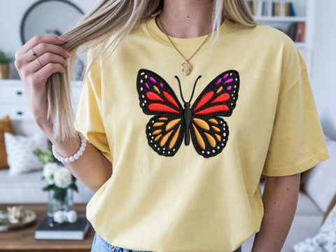 Butterfly Monarch Butterfly Embroidery, 4 Size, Patterns for Machine embroidery design, Butterfly Pattern Embroidery/Applique DESIGNS DesignDestine 