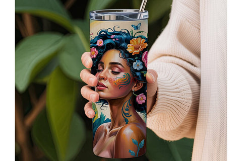 Butterfly Queen 20oz Tumbler Wrap Sublimation DesignSVG 