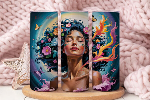 Butterfly Queen 20oz Tumbler Wrap Sublimation DesignSVG 