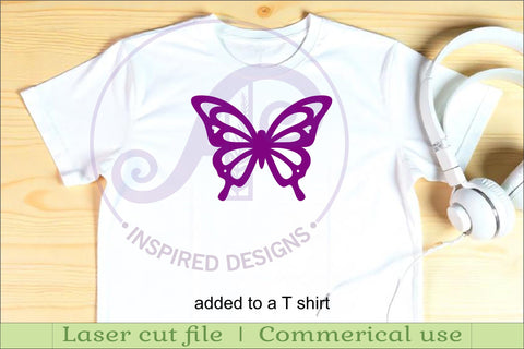 Butterfly silhouettes laser cut out 2 SVG APInspireddesigns 